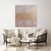 Copper metal shine painting wall art gold wall art 3d | Oil And Acrylic Painting in Paintings by Berez Art. Item made of canvas works with boho & coastal style