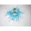 Alan Mizrahi  MUR066F Aqua Murano Flush Mount | Chandeliers by Alan Mizrahi Lighting Design