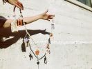 Ceramic Chime Garland | Ornament in Decorative Objects by Modern Macramé by Emily Katz. Item composed of ceramic
