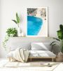 Greece photography print, 'Myrtos Beach' coastal wall art | Photography by PappasBland. Item made of paper works with contemporary & coastal style