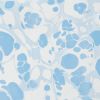Marmorizatta Baby Blue Wallpaper | Wall Treatments by Stevie Howell. Item made of paper
