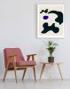 Modern Abstract print with colorful cut-out biomorphic shape | Prints by Capricorn Press. Item made of paper works with boho & minimalism style