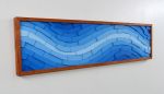 Aquamarine | Wall Sculpture in Wall Hangings by StainsAndGrains. Item composed of wood in contemporary or industrial style