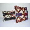 Set of Two Turkish Shaggy Pillow Cover | Sham in Linens & Bedding by Vintage Pillows Store. Item made of cotton with fiber