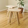 Modern End Table, Scandinavian End Table, Walnut, Cherry | Tables by Crafted Glory. Item made of oak wood