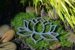 Lotus Flower Wall Hanging | Wall Sculpture in Wall Hangings by Studio Strietnberger / Knottery Pottery - Kathleen Streitenberger. Item made of ceramic