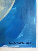 Beach Bay Original Painting on Canvas | Mixed Media by Jessalin Beutler. Item composed of canvas