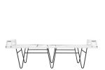 Pelopin Bench | Benches & Ottomans by Innit Designs. Item composed of steel