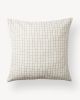 Grid Euro Sham - Cream | Pillow in Pillows by MINNA