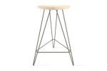 Madison Counter Stool 26"H | Chairs by Tronk Design. Item made of maple wood & steel
