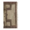 Vintage Brown Shaggy Turkish Tulu Runner | Runner Rug in Rugs by Vintage Pillows Store. Item composed of cotton and fiber