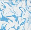 Wild Side Carolina Blue Wallpaper | Wall Treatments by Stevie Howell. Item made of paper