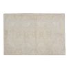Mid Century Modern Primitive Decor Neutral Large Wool | Area Rug in Rugs by Vintage Pillows Store. Item made of cotton with fiber