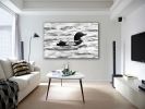 Morning Loon | Prints by Brazen Edwards Artist. Item composed of canvas and paper