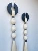 35-Inch Anthracite Macrame Wall Hanging, Modern Boho Tapestry, Minimalist Wall Art, Large Fiber Decor, Housewarming Gift | Wall Hangings by RavaTapestryArt