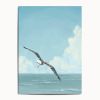 Seagull in Flight Art Print, Coastal Bird Wall Art, Beach Decor, Gull Painting | Prints in Paintings by The Ugly Cat Studio