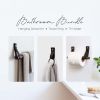 Bathroom Bundle Kit [Flag End] | Hook in Hardware by Keyaiira | leather + fiber | Artist Studio in Santa Rosa. Item composed of leather