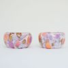 Glass Blown Neapolitan Mini Nest Bowl | Decorative Bowl in Decorative Objects by Maria Ida Designs. Item composed of glass
