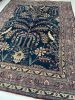 Coming Soon... DIVINE Midnight Indigo TREE OF LIFE | Seafoam | Area Rug in Rugs by The Loom House. Item made of fiber