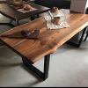 Solid Wood Live Edge Desk | Tables by Ironscustomwood. Item composed of walnut