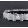 Alan Mizrahi QZ1205 Halo Titan Selenite Rock | Chandeliers by Alan Mizrahi Lighting Design