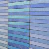Blue Stripe Colour Study Painting | Collage in Paintings by Amelia Coward