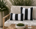 Monaco Outdoor Lumbar Pillow Cover | Pillows by Busa Designs