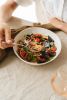Medium Serving Bowl in Milk | Serveware by Barton Croft. Item made of stoneware works with country & farmhouse & japandi style