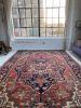 RARE EUROPEAN SIZE| Turn-of-the-Century Old DISTINCT Antique | Area Rug in Rugs by The Loom House. Item composed of fiber