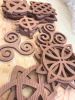 Triangular Triskelion | Wall Sculpture in Wall Hangings by Studio Strietnberger / Knottery Pottery - Kathleen Streitenberger. Item composed of ceramic