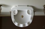 Classic-Midcentury Design Carrara Marble Sink with Backsplash | Water Fixtures by AYMARBLEDESIGN LLC