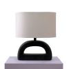 Leuto Table Lamp | Lamps by Home Blitz. Item composed of cotton and metal in minimalism style