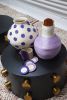 spotted large bulbous vase cream | Vases & Vessels by Charlie Sprout. Item composed of fiber