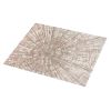 Handmade Wool Area Rug, Abstract Geometric Carpet, Beige Living Room Floor Decor | Rugs by Swiflo