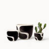 Color Block Planters | Vases & Vessels by Franca NYC. Item made of ceramic works with boho & minimalism style