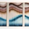 EMILY - Textile Art Triptych - FRAMED Collection | Tapestry in Wall Hangings by Rianne Aarts / Teddy and Wool Studio
