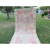 Hand-Knotted Turkish Kurdish Runner - Low Pile Pastel Tribal | Runner Rug in Rugs by Vintage Pillows Store. Item made of cotton & fiber