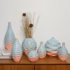 Mini Hex in Strawberry Pistachio | Vase in Vases & Vessels by by Alejandra Design. Item made of ceramic