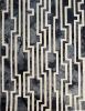 Luxurious Handmade Wool Rug in black/white Tie Dye | 6 X 8 F | Rugs by KAYMANTA | Luxury Rug Makers