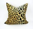 braemore jamil leopard pillow cover // leopard cushion cover | Pillows by Velvet Fringe