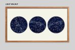 Nautical Constellation Map Celestial Decor, Large Horizontal | Prints by Capricorn Press. Item made of paper works with boho & minimalism style