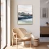 Blooming Skies - Art Print of Neutral Coastal Landscape | Prints in Paintings by Lara Eckerman Art
