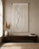 Minimalist Textile Art Tapestry - EVELYN | Wall Hangings by Rianne Aarts / Teddy and Wool Studio