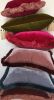 Fuschia silk velvet pillow // silk velvet cushion // pink | Pillows by Velvet Fringe