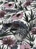 IVI Bouquet - Water Lily, Larkspur, Daisy w/ Cannabis Leaves | Wallpaper in Wall Treatments by Sean Martorana. Item made of paper