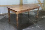 Classic Farmhouse Dining Table with Thick Top (in stock) | Tables by Hazel Oak Farms. Item made of wood