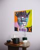 Basquiat | Abstract Portrait Painting by Aleea Jaques | Oil And Acrylic Painting in Paintings by Aleea Jaques | Fine Art