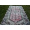 Vintage Turkish Tree of Life Pattern Soft Color Oushak Rug | Runner Rug in Rugs by Vintage Pillows Store. Item made of cotton