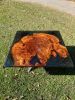 IN STOCK Red oak BURL nook table | Dining Table in Tables by Pelican State Woodworks