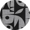 Trivet Large GeoJazz Grey | Coaster in Tableware by Lorraine Tuson